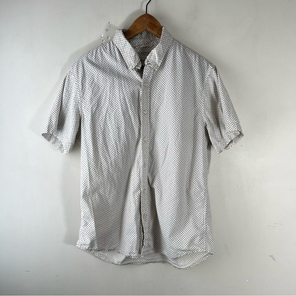 Denim & Supply Ralph Lauren Shirt Men’s Large Slim Fit Beige Button Down Cotton
